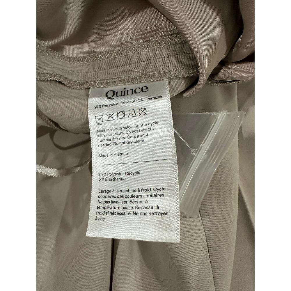 Quince Stretch Crepe Ankle Pants Morel Grey Size 6 LB111986-MIVN004-21917